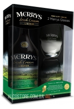 Ликер Merrys Irish Cream + 2 бокала 0,7л