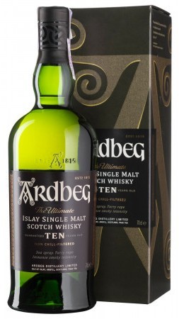 Виски Ardbeg 10 лет в коробке 0,7л