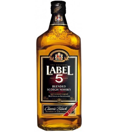 Виски Label Лэйбл 5 Finest Blended Scotch 2л