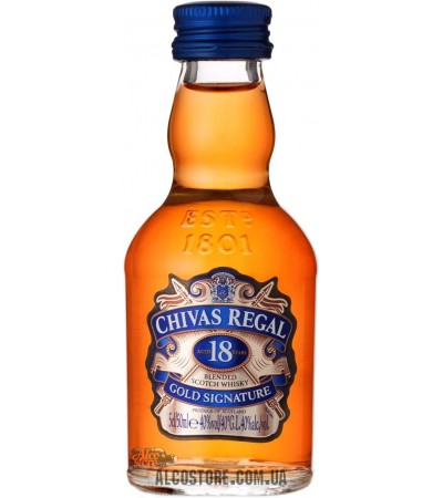 Виски Chivas Regal 18 years old 40% 0.05L