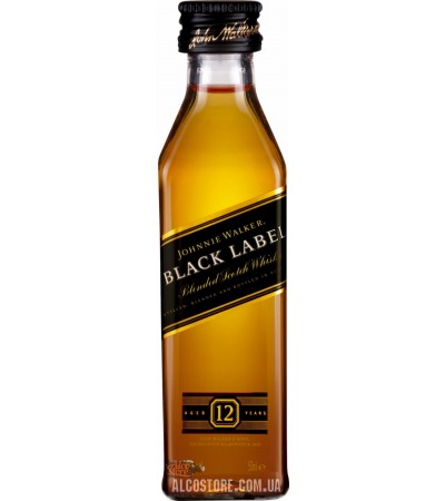 Виски Johnnie Walker Black Label 12YO 0.05L