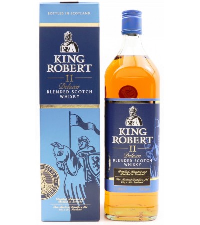 Виски King Robert II Deluxe Giftbox 1л