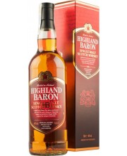 Виски Highland Baron Single Malt в коробке 0,7л