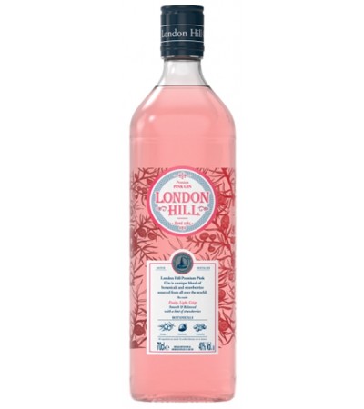 Джин London Hill Pink Gin Лондон Хилл Пинк 1л