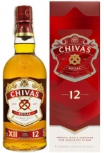 Виски Chivas Regal Чивас Ригал 12 лет выдержки, в коробке 1л