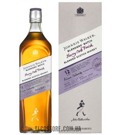 Виски Johnnie Walker Sherry Cask Finish 12 лет в коробке 1л