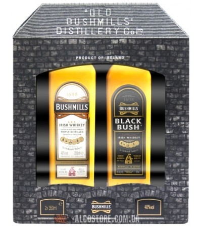 Виски Bushmills Original and Black Bush Gift Pack 1л х 2 шт.