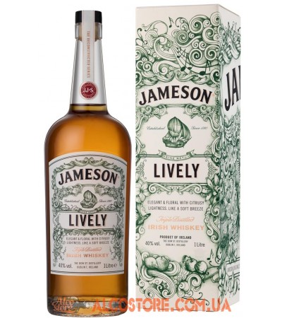 Виски Jameson Lively Джемесон Лайвли в коробке 1л