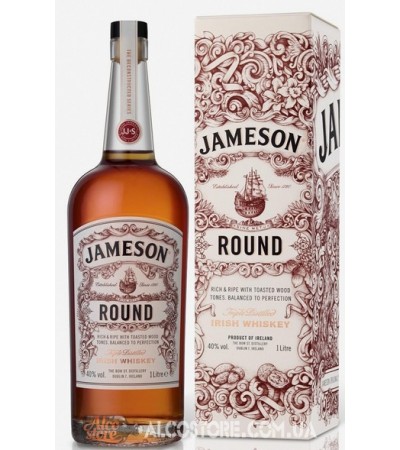 Виски Jameson Round Джемесон Раунд в коробке 1л