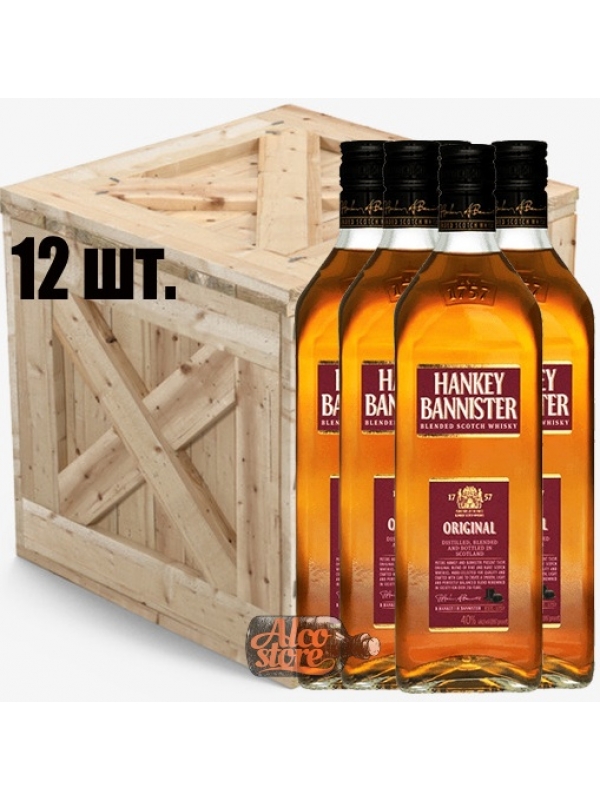 Ящик виски Hankey Bannister 12 шт. Купить в Украине, лучшая цена ...