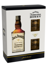 Виски Jack Daniel's Honey в коробке + 2 бокала 0,7л