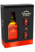 Виски Jack Daniel's Fire в коробке + 2 шота 0,7л
