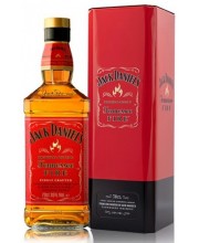 Виски Jack Daniel's Fire в металлической коробке 0,7л