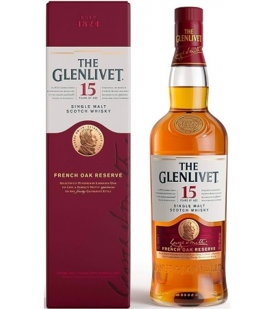 Виски Glenlivet 15 years Гленливет 15 лет 0,7л
