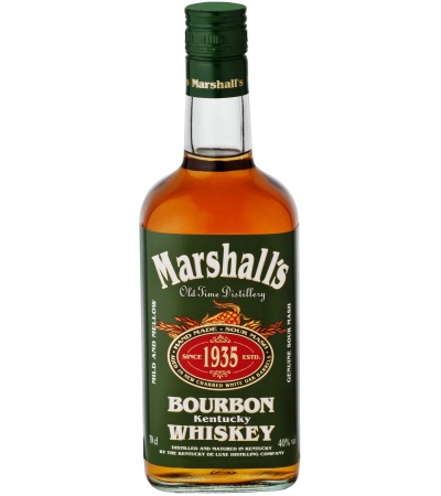 Виски Marshall's Kentucky Straight Bourbon 40% 0,7л