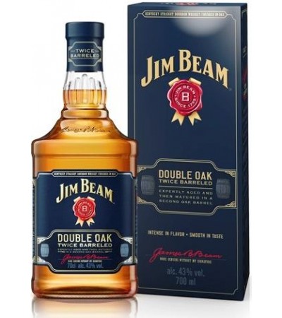 Виски Jim Beam Double Oak Джим Бим Дабл Оак 1л