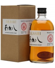 Виски Akashi Blended White Oak Акаши Блендед в коробке 0,5л