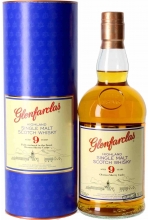 Виски Glenfarclas Гленфарклас 9 Years Old в тубусе 0,7л
