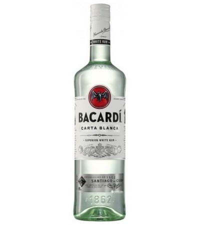 Ром Bacardi Carta Blanca Бакарди Бланко 1л