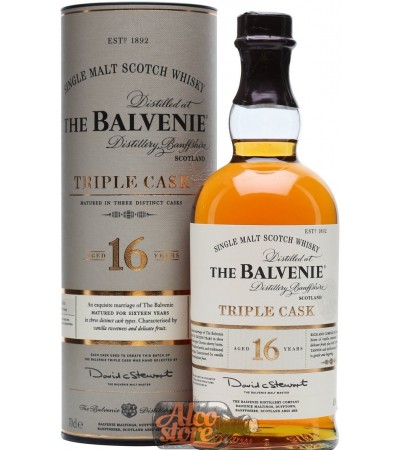 Виски Balvenie Triple Cask 16 YO Балвени Трипл Каск 16 лет, в тубе 0,7л