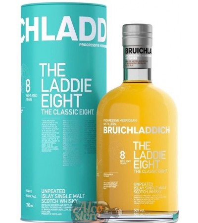 Виски Bruichladdich Laddie 8 50%, в тубе 0,7л