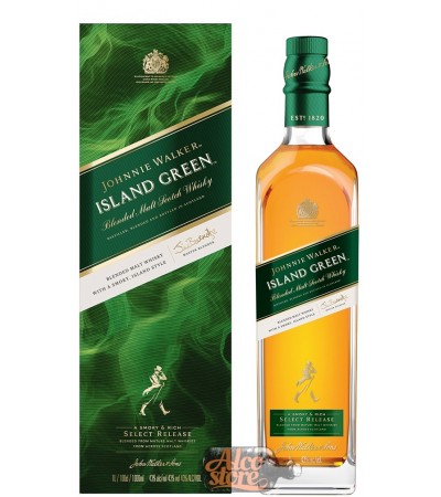 Виски Johnnie Walker Island Green в коробке 1л