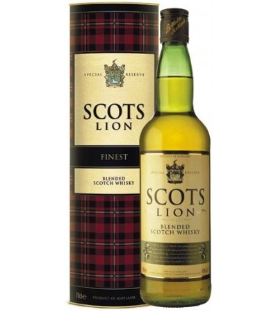 Виски Scots Lion в тубе 1л