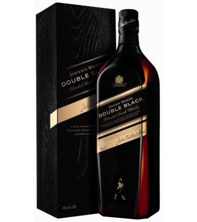 Виски Johnnie Walker Double Black Дабл Блэк в коробке 12 YO 1л