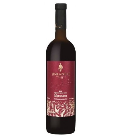 Вино красное сухое  ASKANELI "Мукузани" 